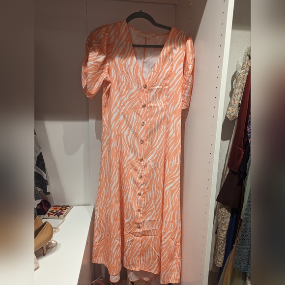 Retro orange dress - Picture 2 of 3